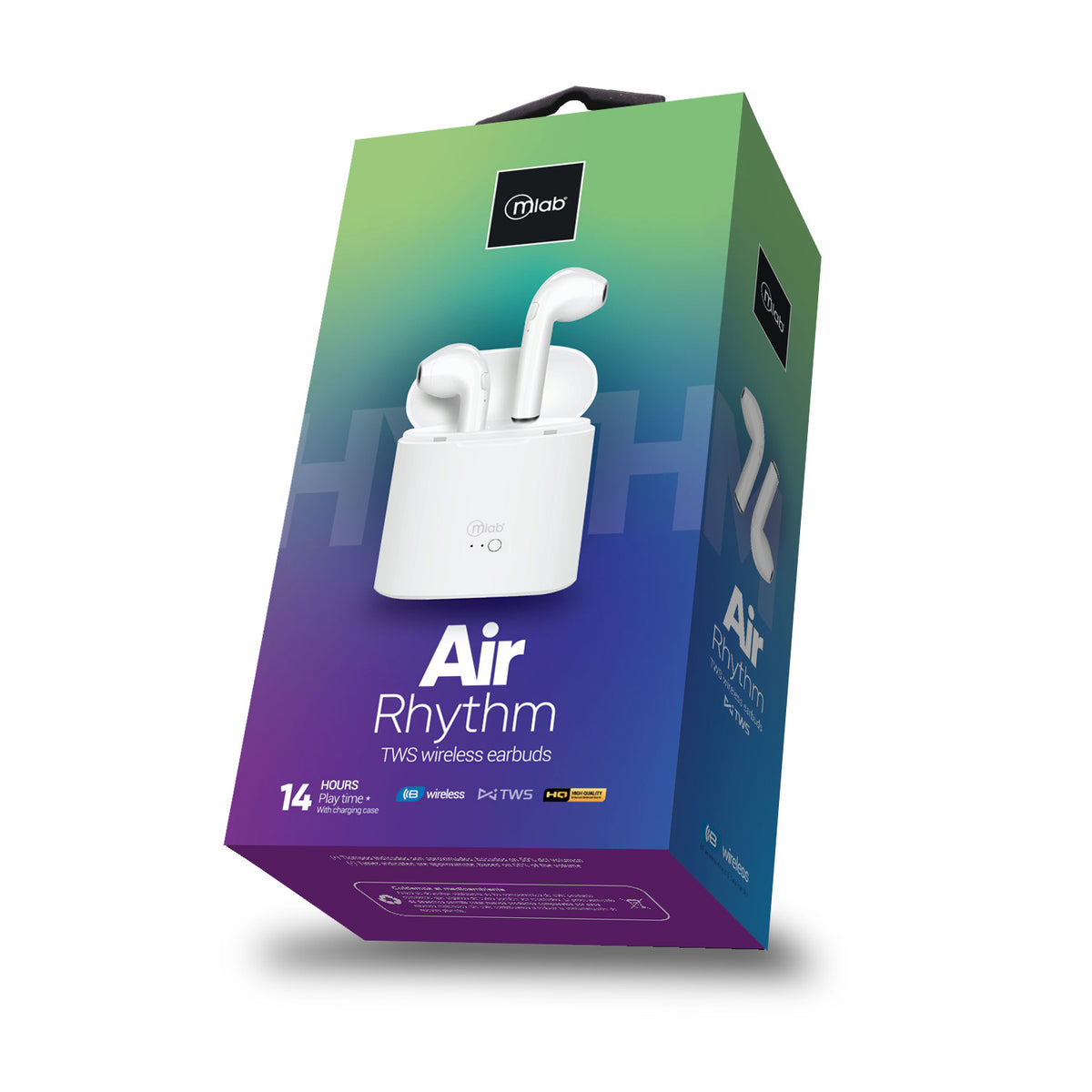 Audífonos Air Rhythm TWS Bluetooth Mlab Blanco