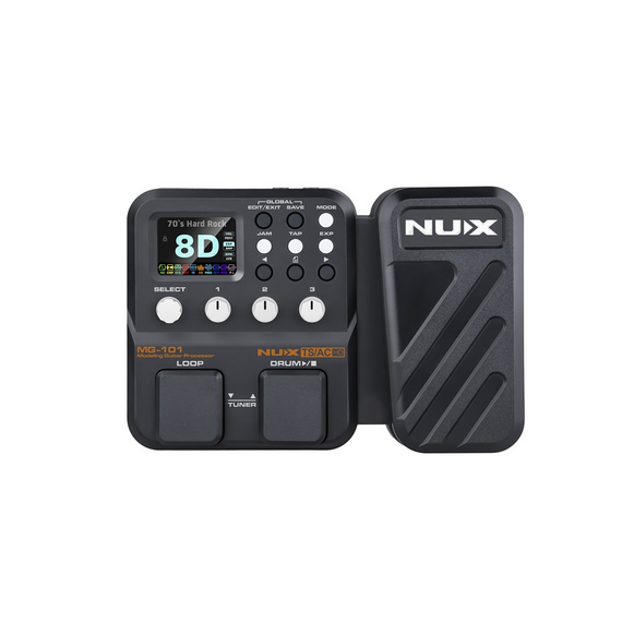 PEDALERA MULTIEFECTOS GUITARRA MG-101 NUX