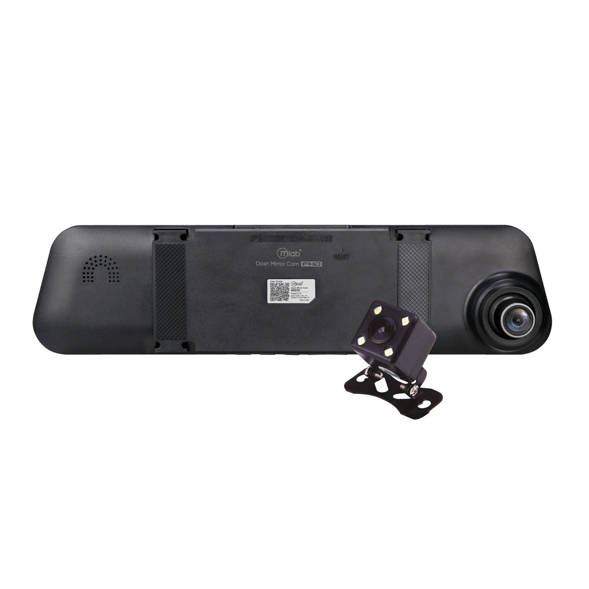 Cámara Espejo Auto DVR FHD 2 Cámaras Front 1080p/ Rear 720p (9320)