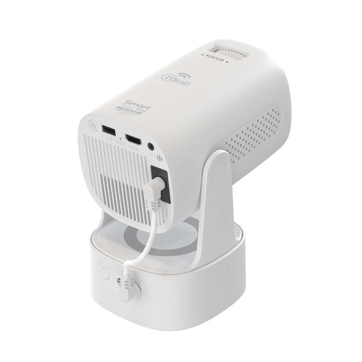 Proyector HD 720p Mlab Smart Tube Pro 9711 con batería y Wi-Fi 6