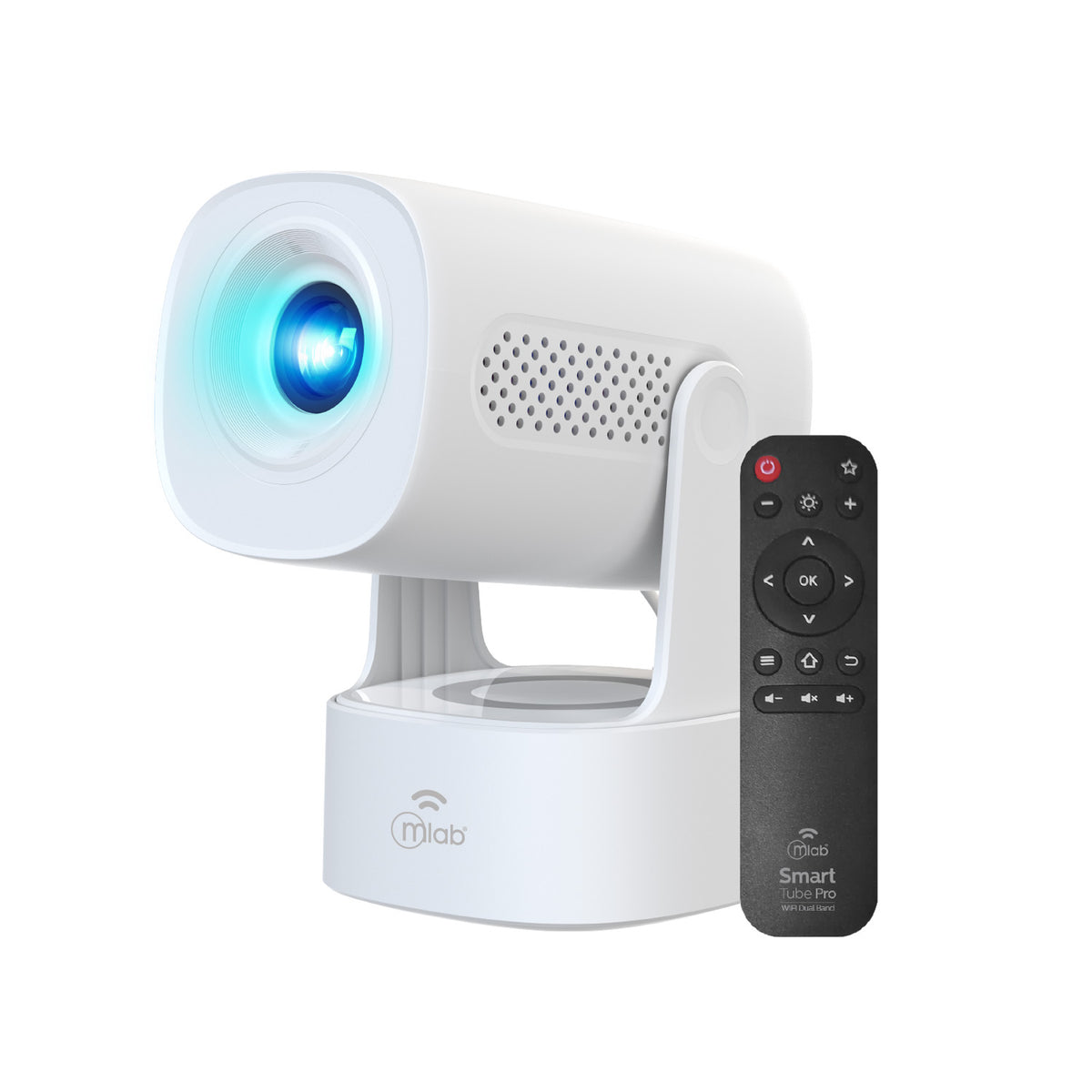 Proyector HD 720p Mlab Smart Tube Pro 9711 con batería y Wi-Fi 6