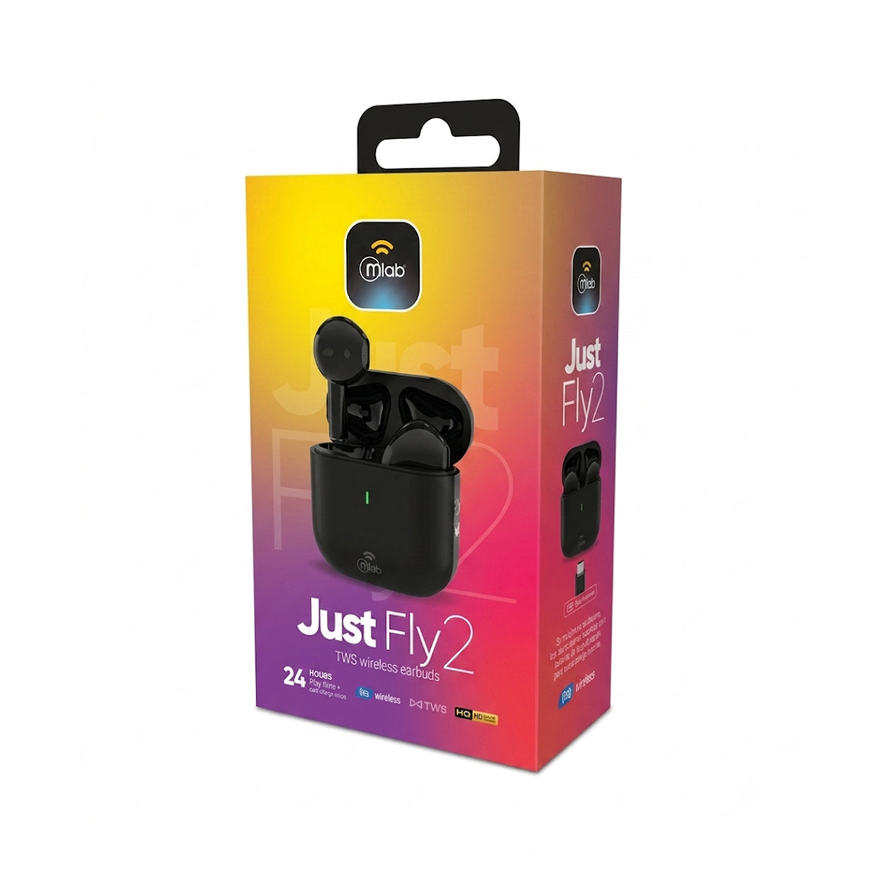 AUDIFONO MLAB JUST FLY2 NEGRO 9773