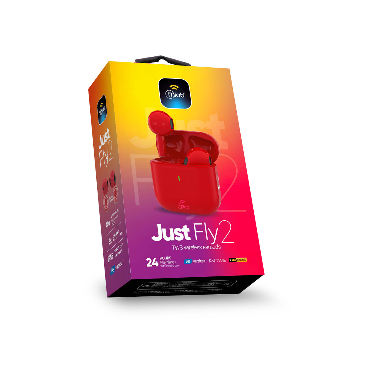 AUDIFONO MLAB JUST FLY2 ROJO 9774