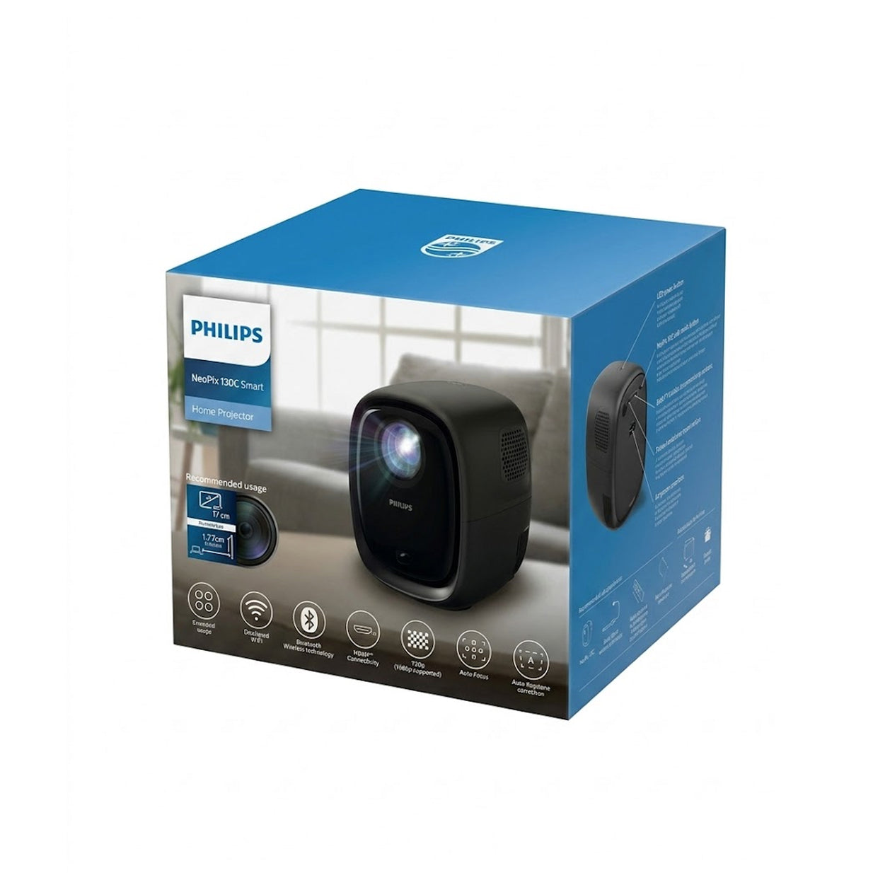 Proyector HD 720p Philips NeoPix 130C Smart Wi-Fi