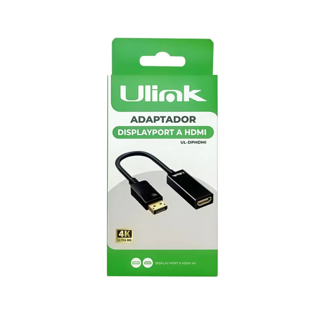 ADAPTADOR DE DISPLAYPORT A HDMI UL-DPHDMI ULINK