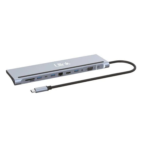 ADAPTADOR MULTIPUERTO TIPO C 12 EN 1 UL-ADC121 ULINK