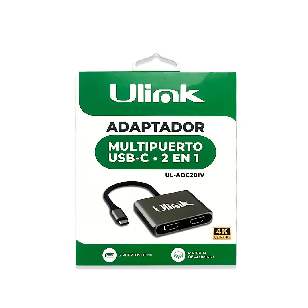 ADAPTADOR TIPO C A 2 HDMI UL-ADC201V ULINK