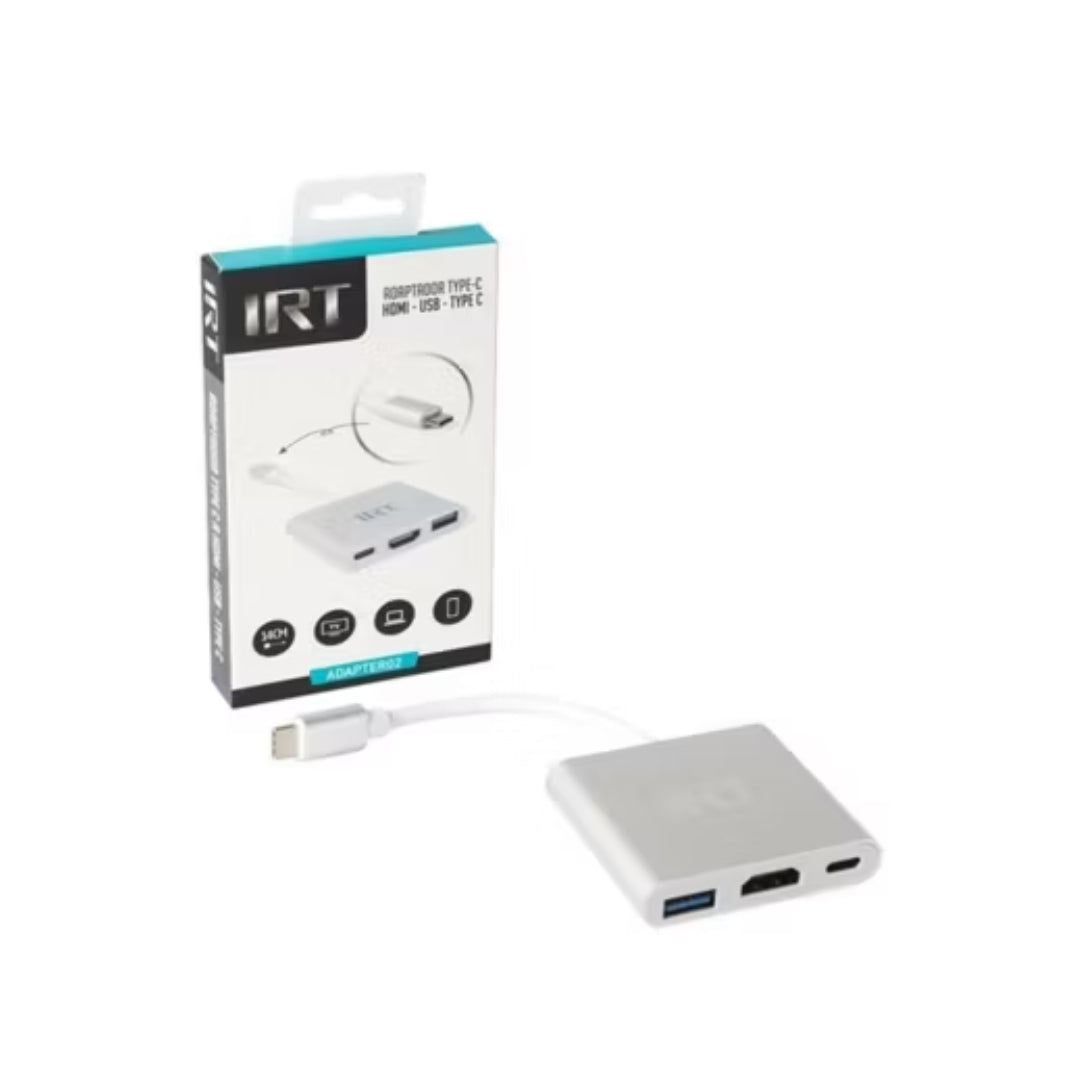 ADAPTADOR TIPO C A HDMI-USB-C 14CM IRT
