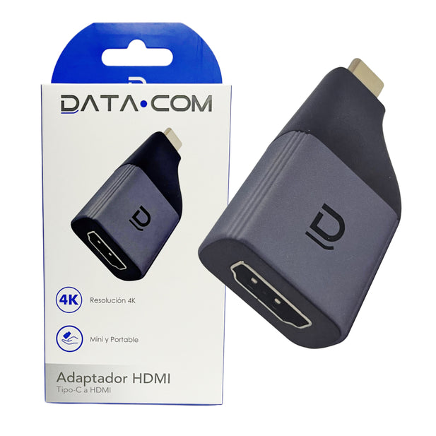 ADAPTADOR TIPO C A HDMI 4K DATACOM 560797