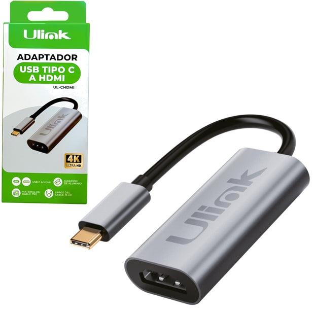 ADAPTADOR TIPO C A HDMI 4K UL-CHDMI ULINK