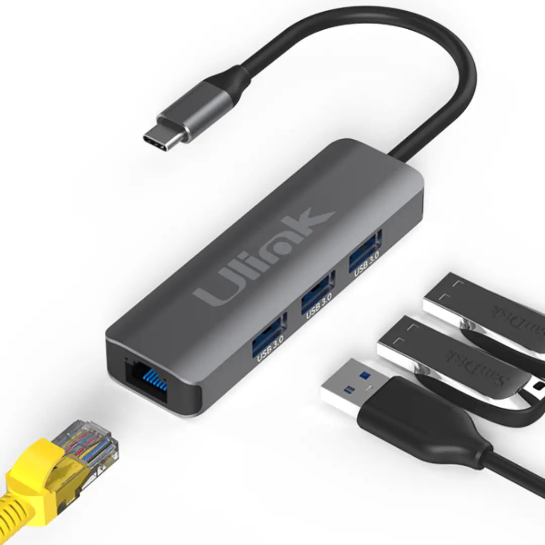 ADAPTADOR USB-C 4 EN 1 ULINK UL- ADC403G