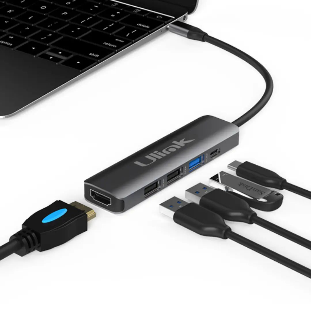 ADAPTADOR USB-C 5 EN 1 ULINK UL-ADC502