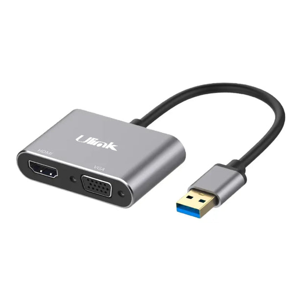 ADAPTADOR USB 3.0 A HDMI/VGA H ULINK UL-AD300HV