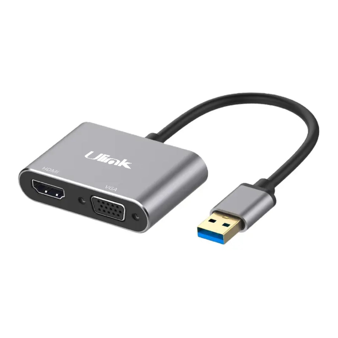 ADAPTADOR USB 3.0 A HDMI/VGA H ULINK UL-AD300HV