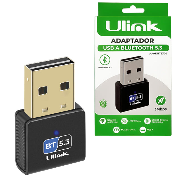 ADAPTADOR USB A BLUETOOTH UL-ADBT5300 ULINK