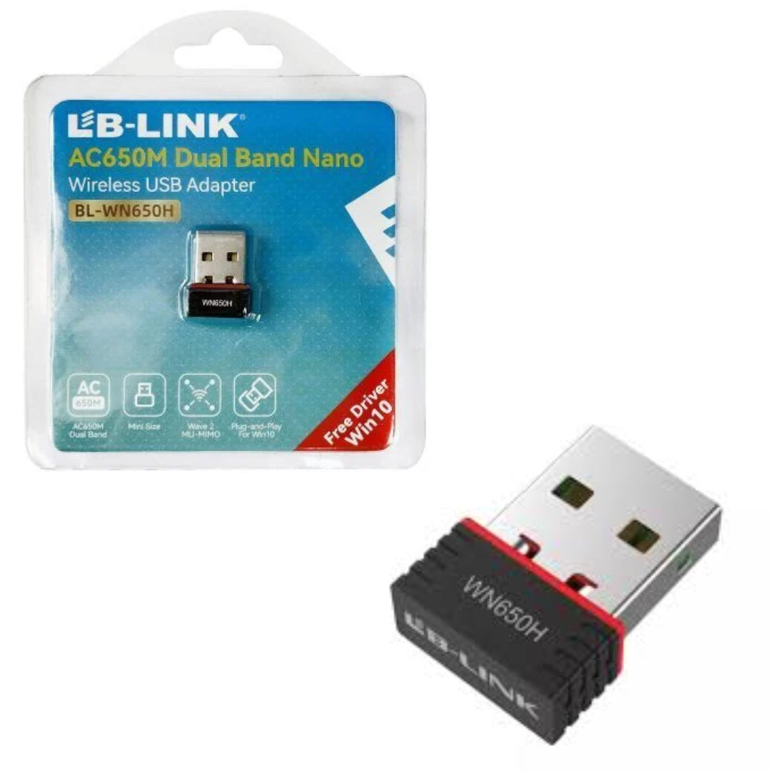 ADAPTADOR USB WIFI DUAL BAND WN650H LB-LINK