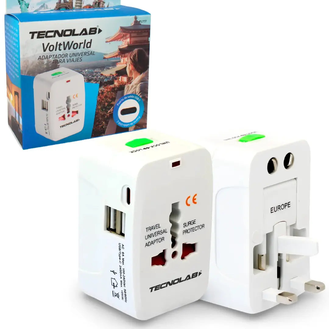 ADAPTADOR VIAJERO UNIVERSAL TECNOLAB TL777