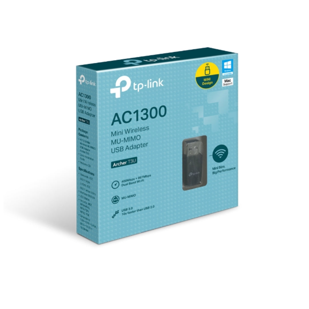 ADAPTADOR WIFI USB ARCHER T3U AC1300 TP-LINK