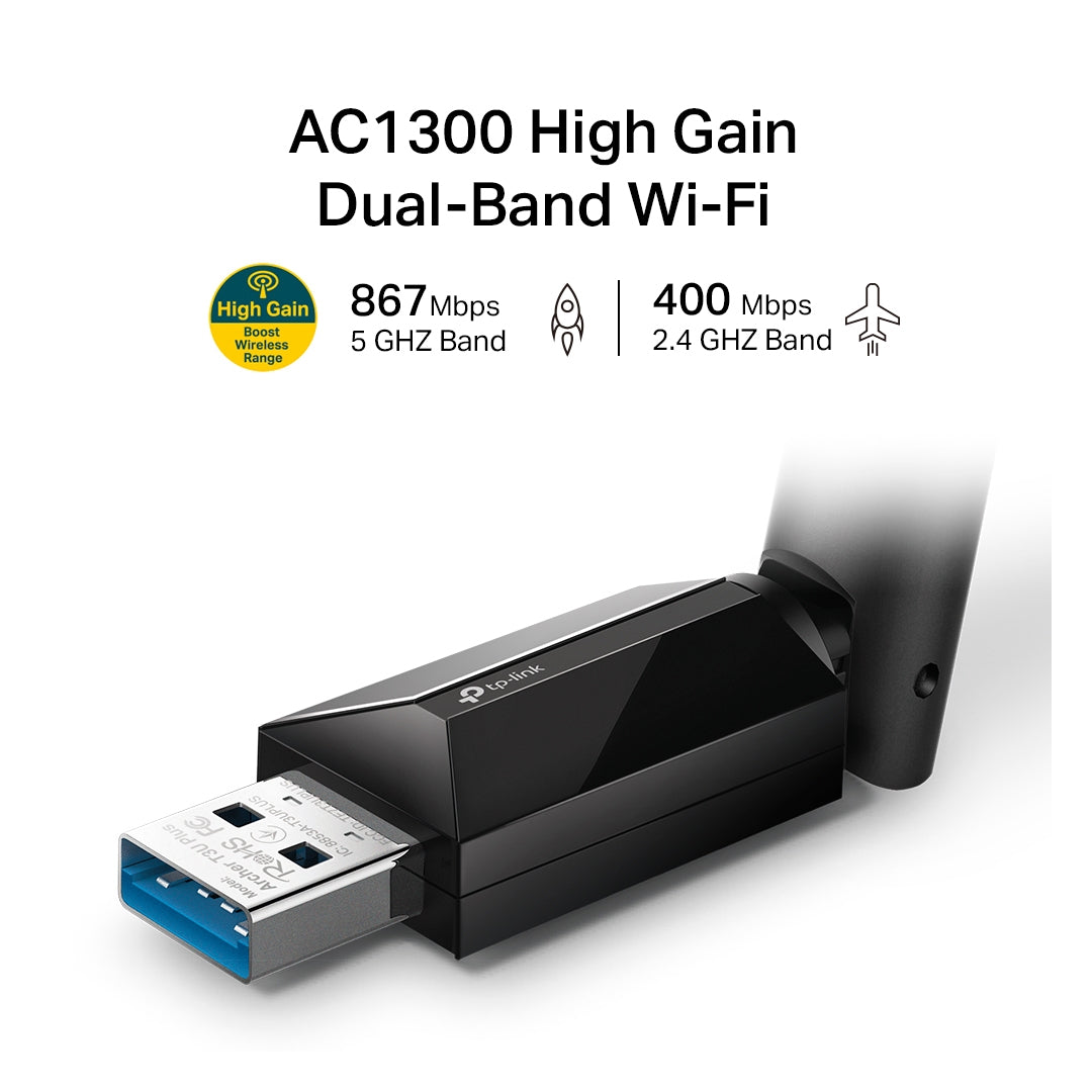 ADAPTADOR WIFI USB DUAL BAND ARCHER T3U PLUS TP-LINK