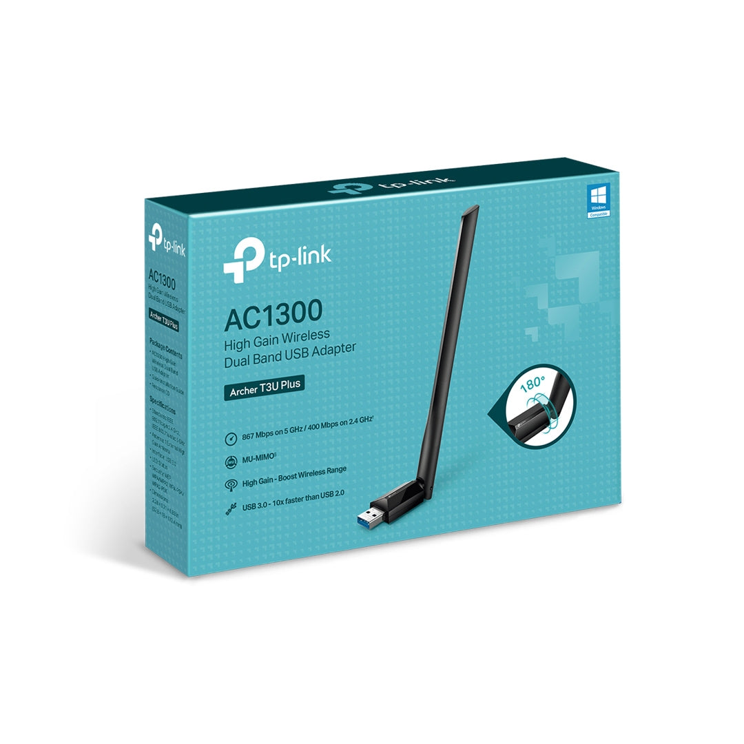 ADAPTADOR WIFI USB DUAL BAND ARCHER T3U PLUS TP-LINK