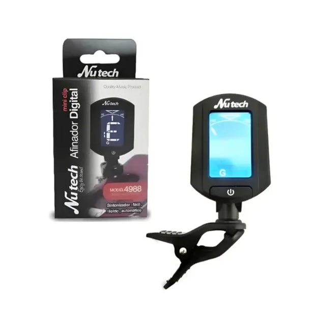 Afinador Digital Mini Clip Cromatico Nutech