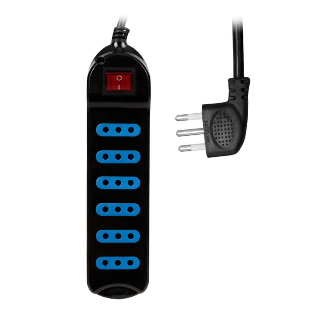 ALARGADOR DE CORRIENTE 6POS 5M NEGRO PHILCO XT30