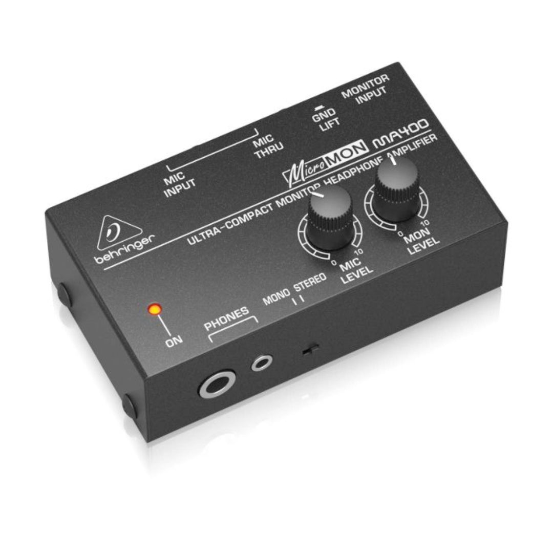 Amplificador de Audífonos Behringer MA400 - Monitor con Entrada XLR y TRS