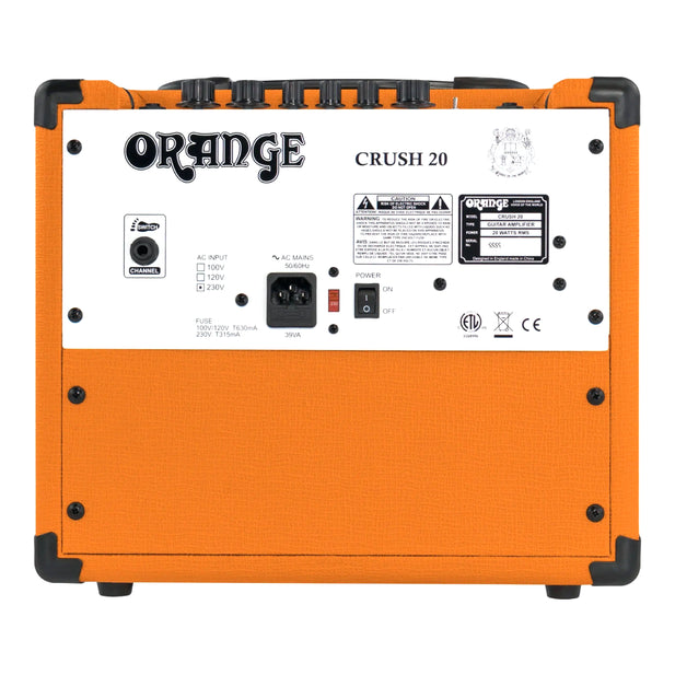 AMPLIFICADOR DE GUITARRA 20 WATTS ORANGE CRUSH 20