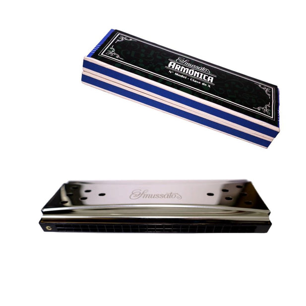 ARMONICA DOBLE TONALIDAD 24 NOTAS COPPER SMUSSATO SM-242
