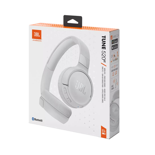 AUDIFONOS BLUETOOTH TUNE 520 BLANCO JBL