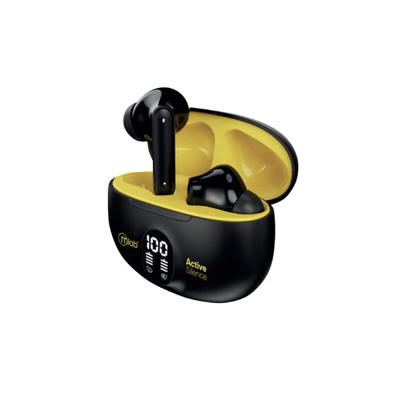 AUDIFONOS BT ACTIVE SILENCE NEGRO/AMARILLO MLAB 9362