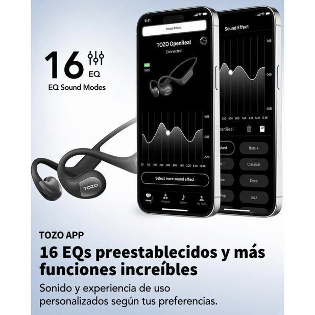 AUDIFONOS BT AIR CONDUCTION OPEN REAL TOZO
