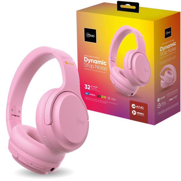 AUDIFONOS BT DYNAMIC STOP NOISE ROSA MLAB 9559