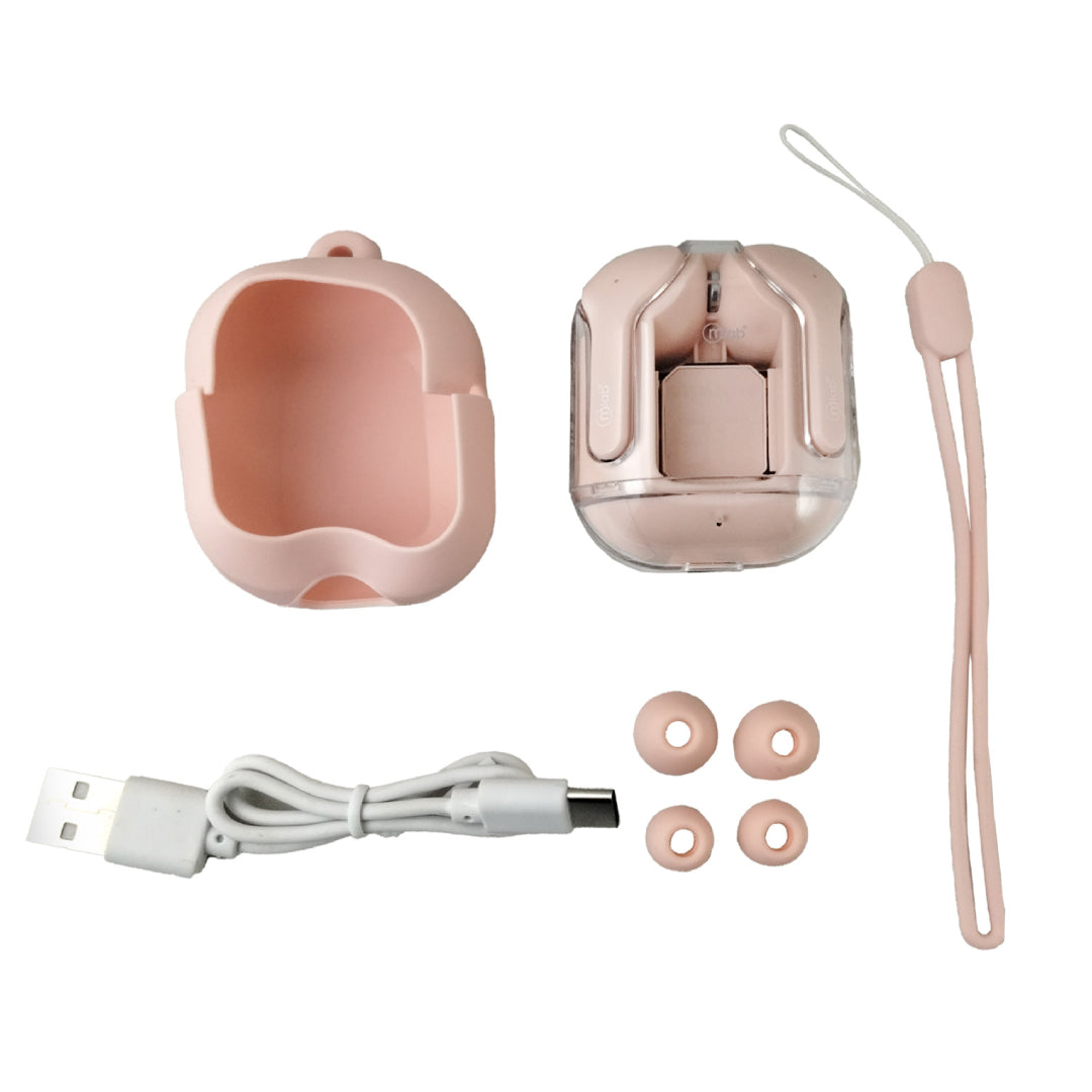 AUDIFONOS BT GLASS CRYSTAL ROSA MLAB 9355