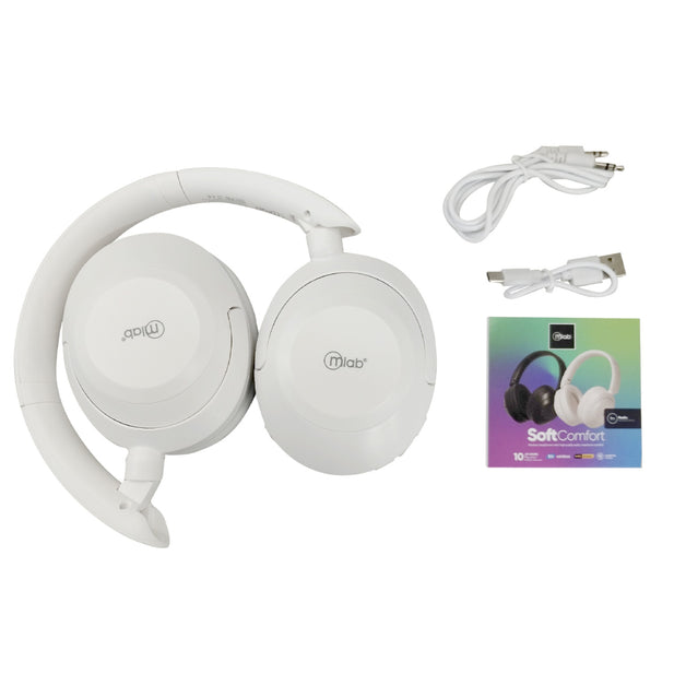 AUDIFONOS BT SOFT COMFORT BLANCO MLAB 9373