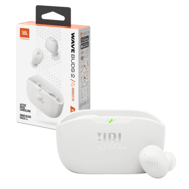 Audífonos Bluetooth JBL Wave Buds 2 blancos