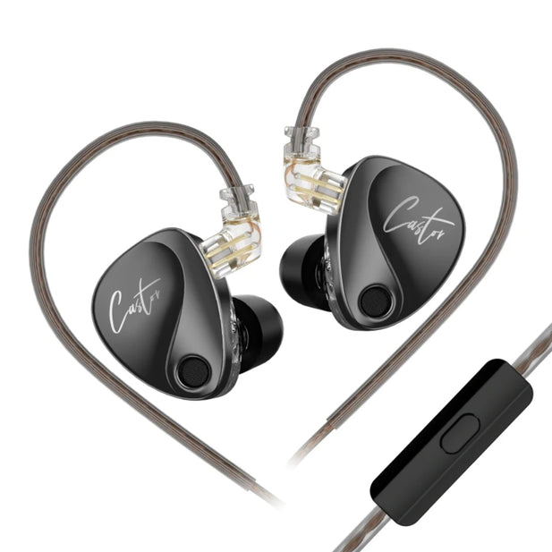 AUDIFONOS IN EAR GRIS KZ CASTOR BASS