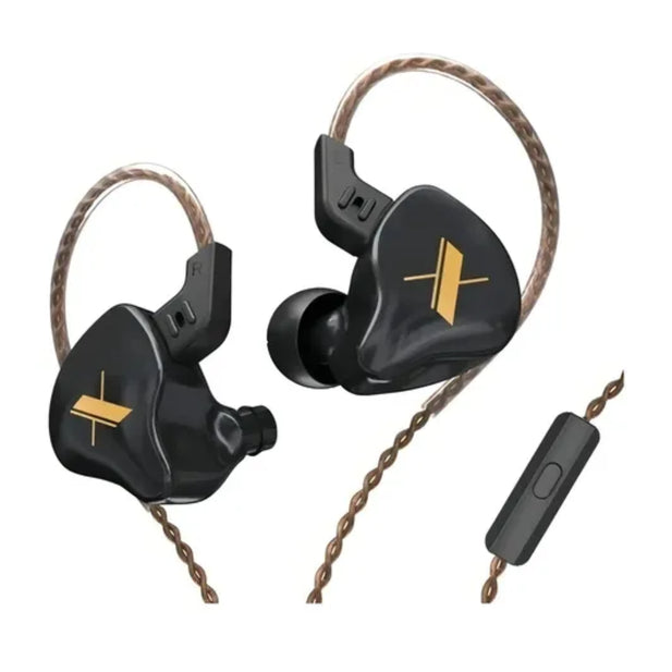 AUDIFONOS IN EAR NEGRO CON MIC KZ EDX