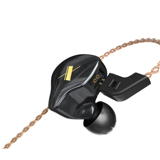 AUDIFONOS IN EAR NEGRO CON MIC KZ EDX
