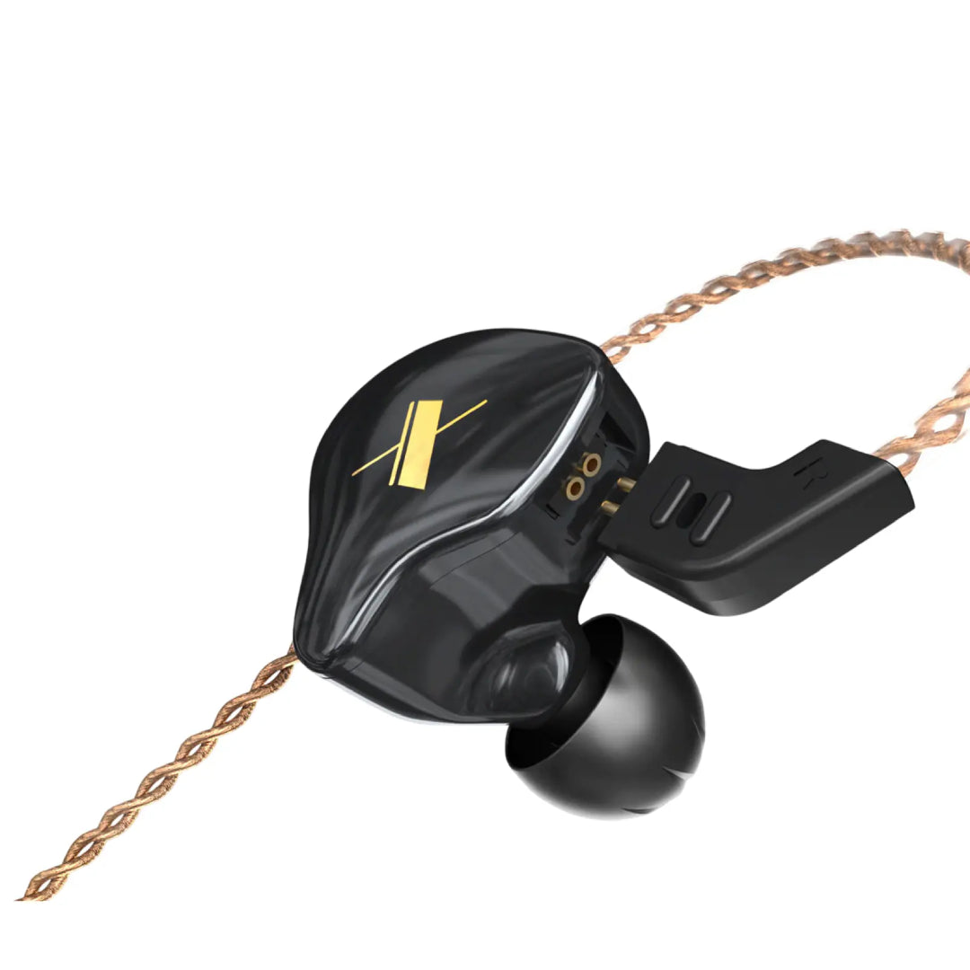AUDIFONOS IN EAR NEGRO CON MIC KZ EDX