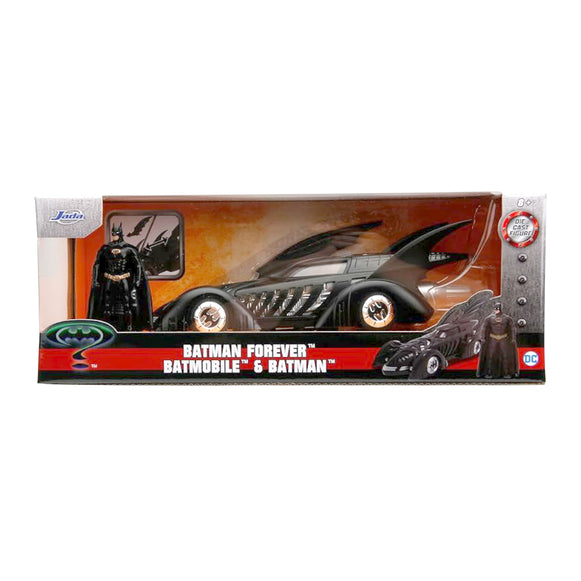 AUTO BATMOBILE Y BATMAN - BATMAN FOREVER 1:24 JADA 98036