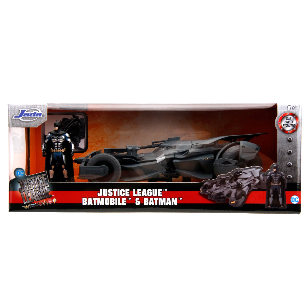 AUTO BATMOBILE Y BATMAN JUSTICE LEAGUE 1:24 JADA 99232