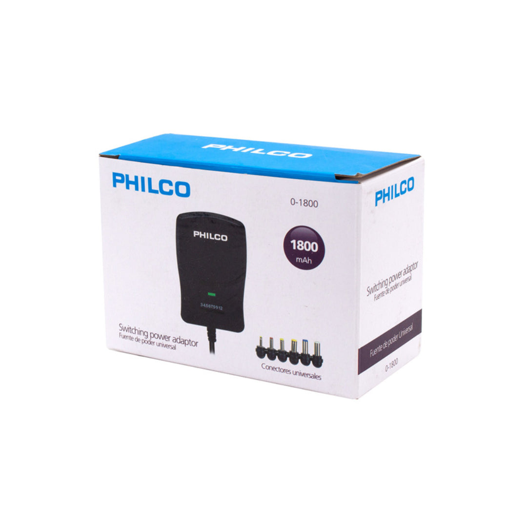 Adaptador Universal Philco Con Switch 1800mAh