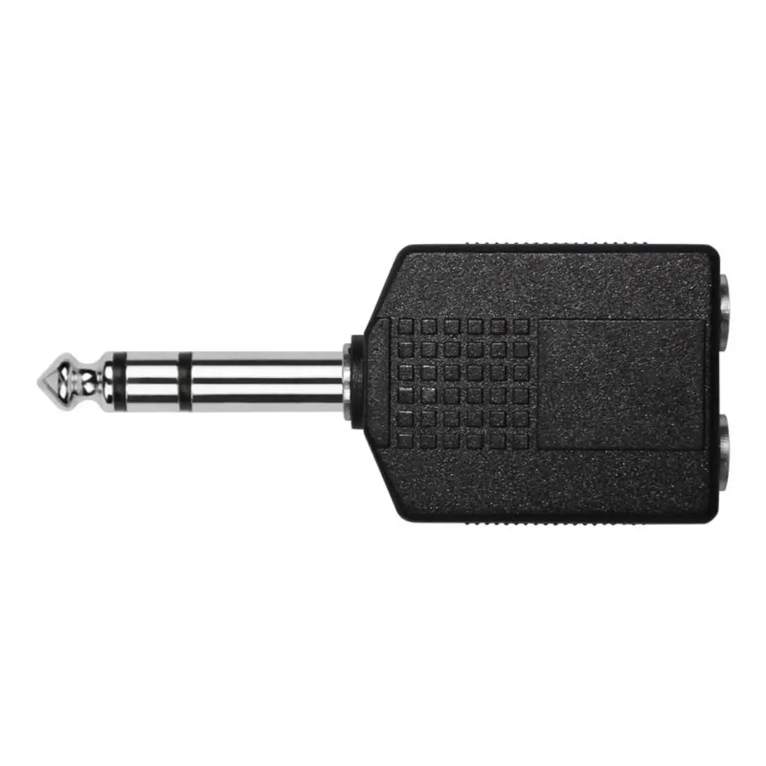 Adaptador x2 Plug 6.3mm Hembra a Plug 6.3mm Macho ST Kirlin 2654x1P