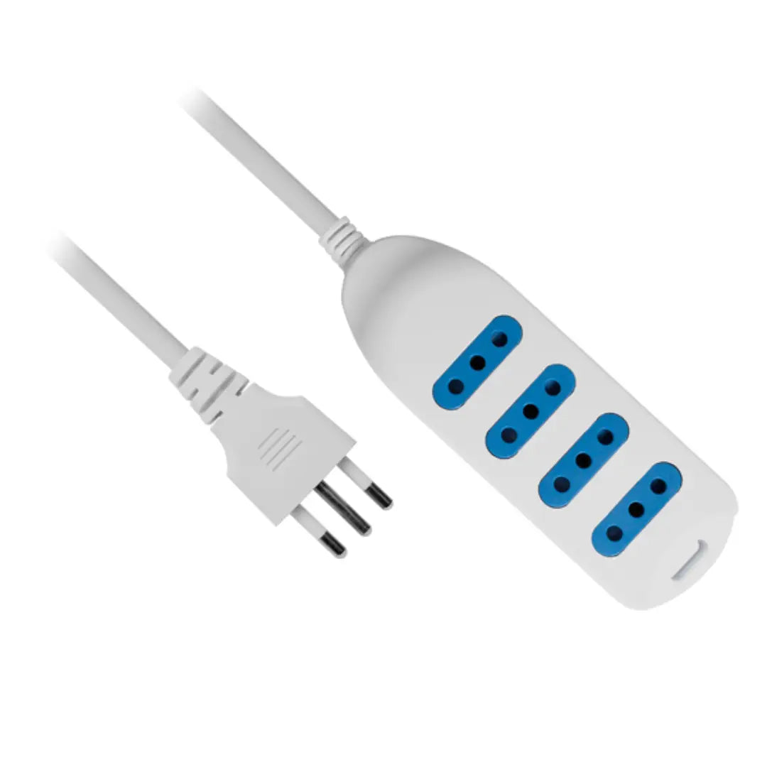 Alargador De Corriente 5M 4POS BLANCO PHILCO 450B