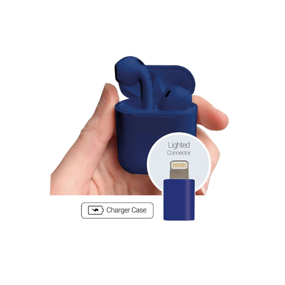 Audífonos BT Just Fly Touch AZUL TWS Mlab