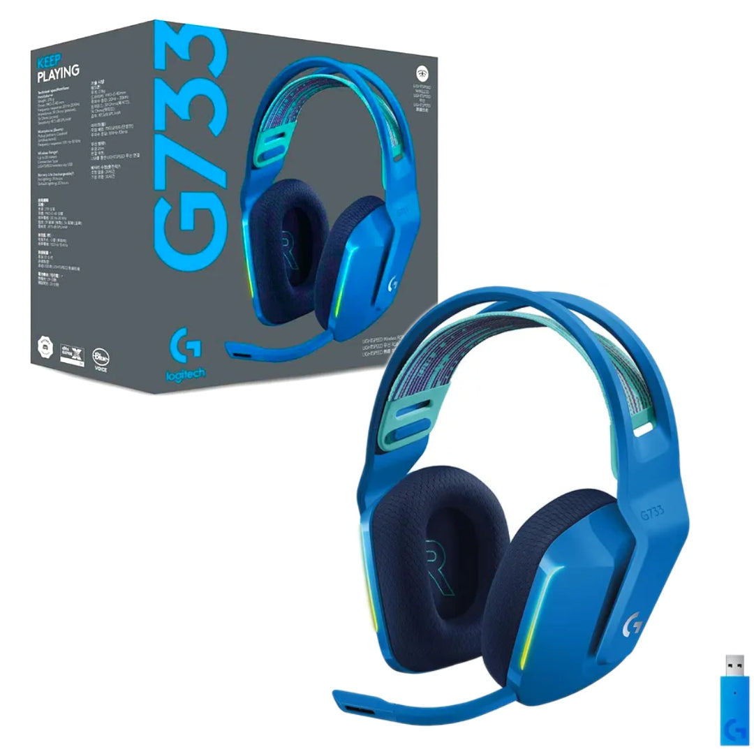 Audífonos Gamer Inalámbrico G733 Azul LOGITECH