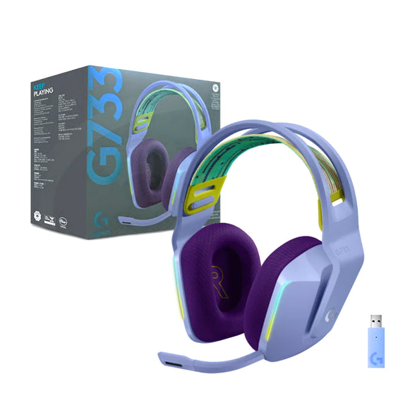 Audífonos Gamer Inalámbrico G733 Lila LOGITECH