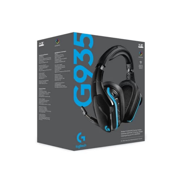 Audífonos Gamer Logitech G935 Inalámbricos