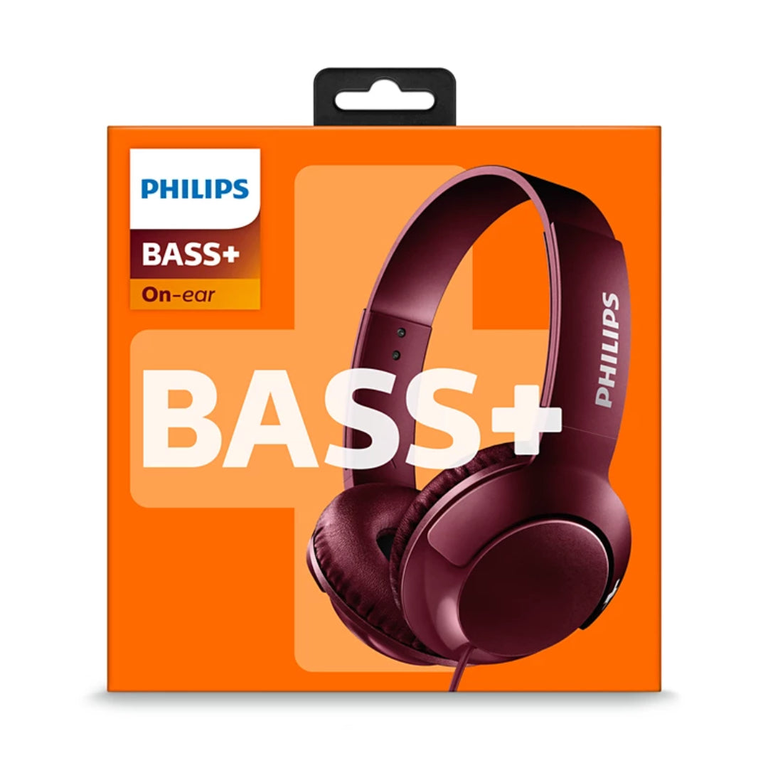 Audífonos  Philips Bass+ Supra aural SHL3075